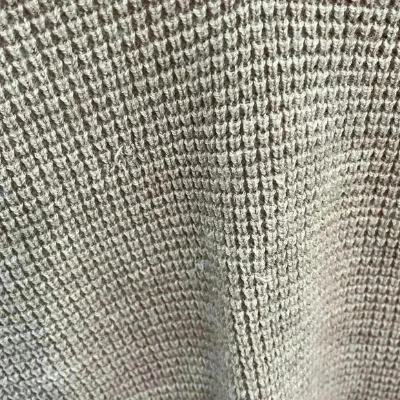 [L]Kersh Wool Rich Blend  Women Gray Brown LS V Neck Pull Over Sweater - Picture 8 of 8